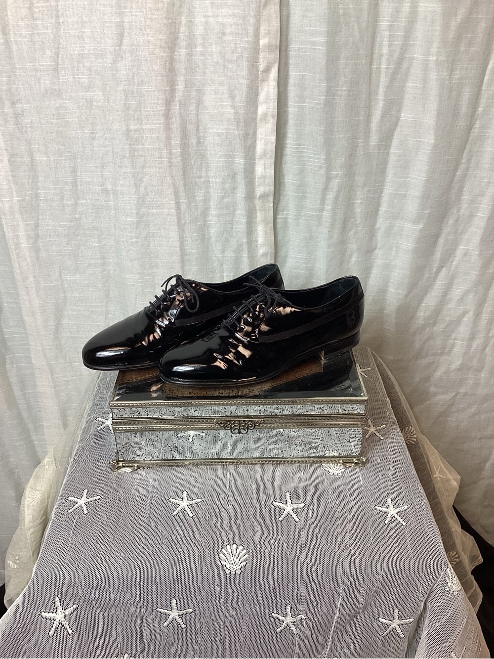 Peter Huber “Glance” Formal Oxfords; Size: 8W